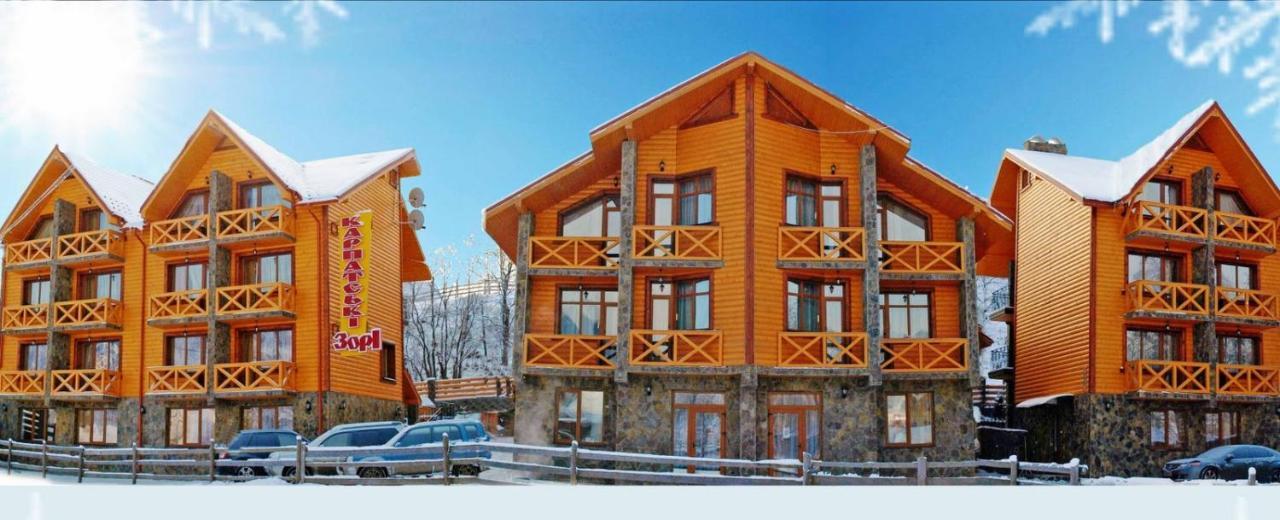 Karpatski Zori Hotel Bukovel Exterior photo